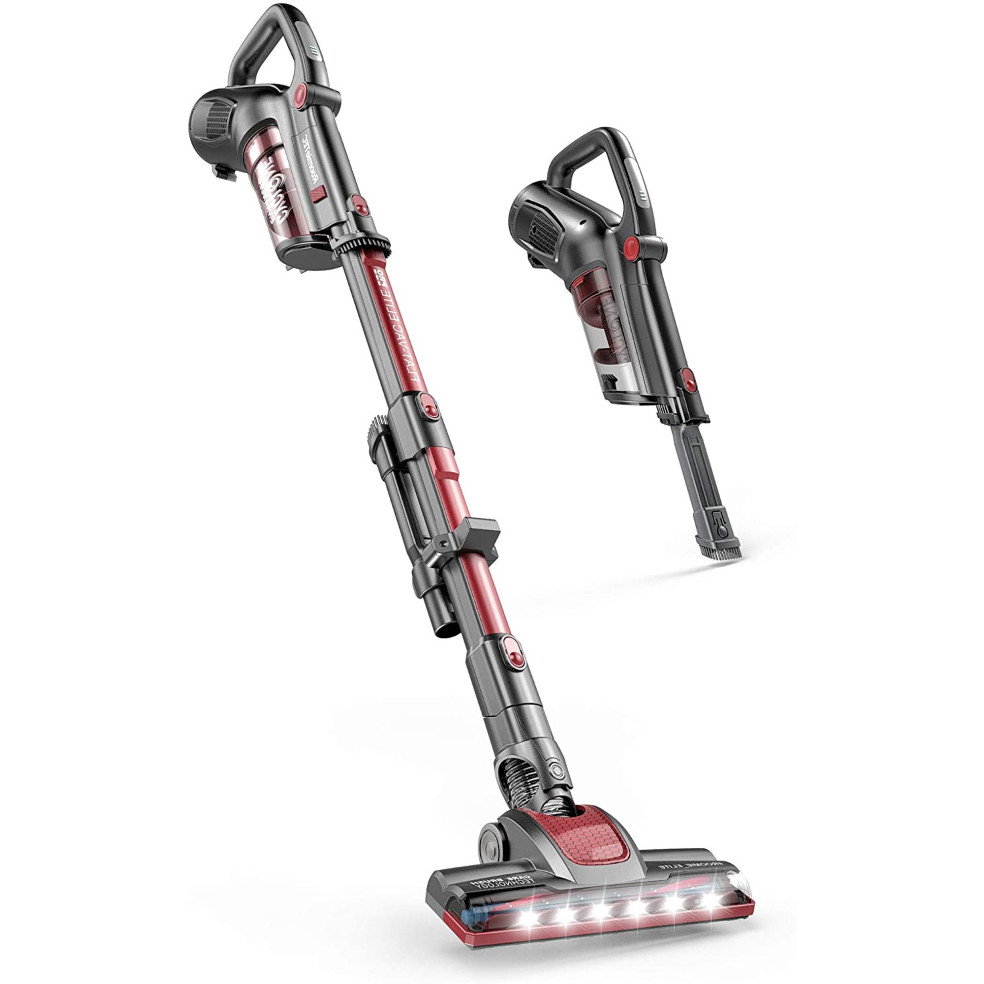 RoomieTEC SL593 Elite Cordless Low-Reaching Vacuum Cleaner for Multi-Surface
