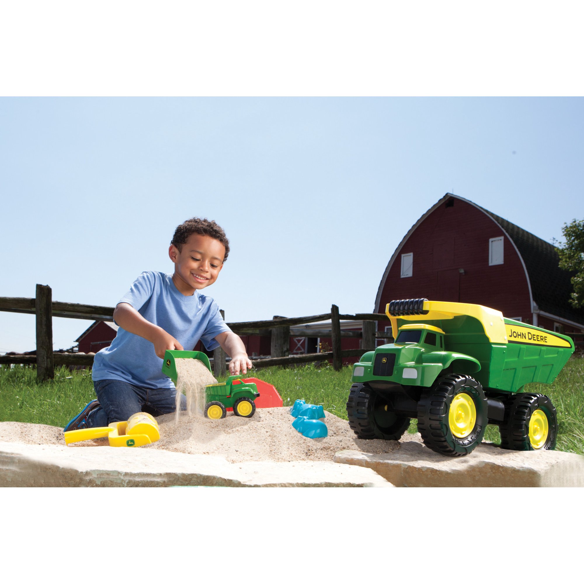 Tomy John Deere 21″ Big Scoop Dump Truck Sandbox Toy