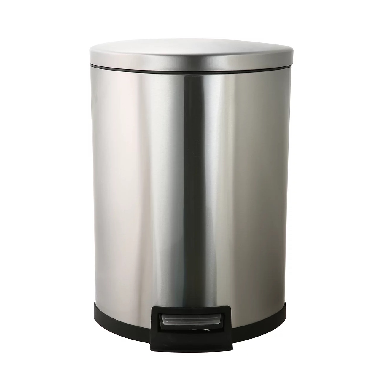 Better Homes & Gardens 14.5 Gal/54L Stainless Steel Semi-Round Kitchen Garbage Can