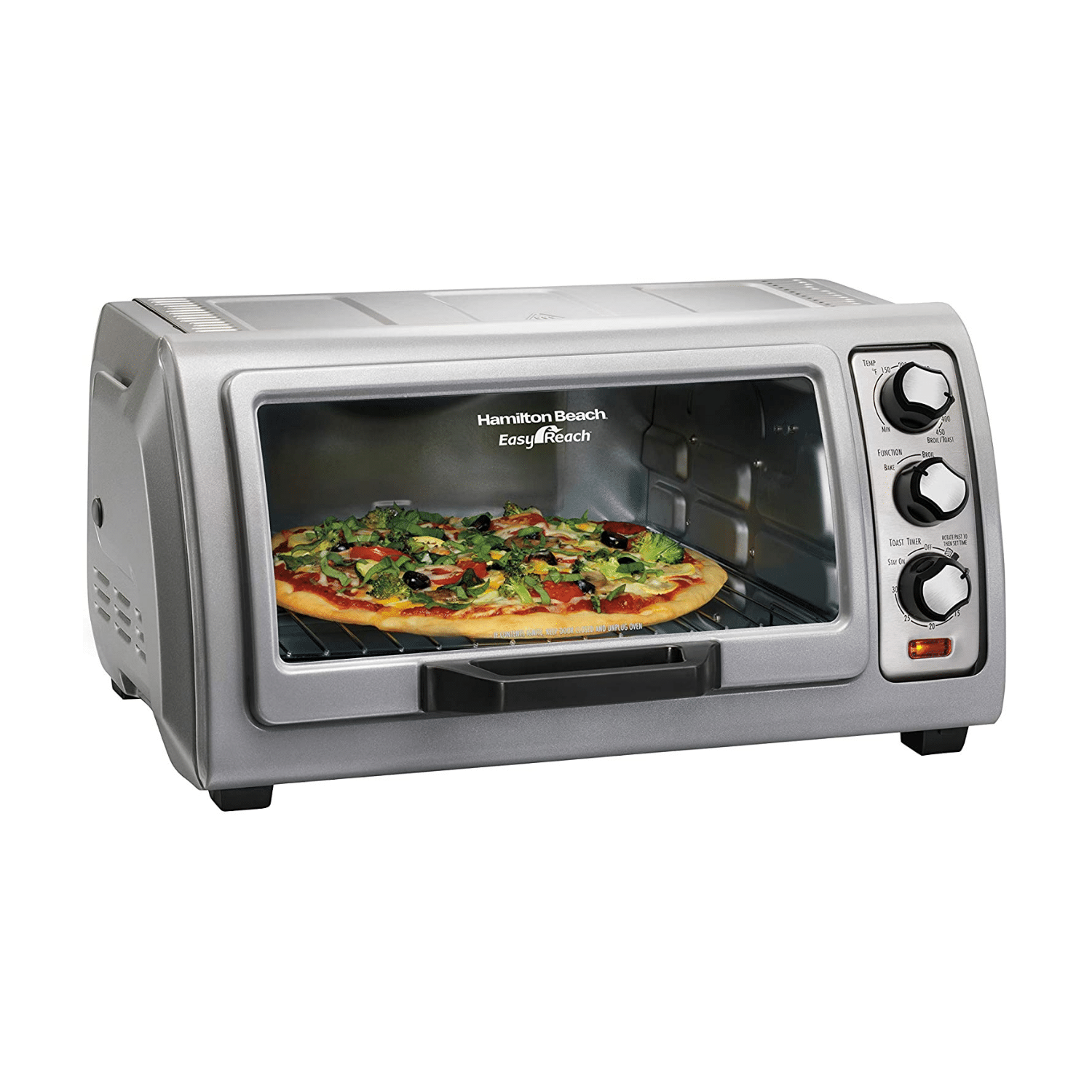 Hamilton Beach 6-Slice Countertop Toaster Oven. Silver (31127D)