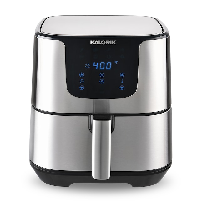 Kalorik 6-Quart Stainless Steel Air Fryer