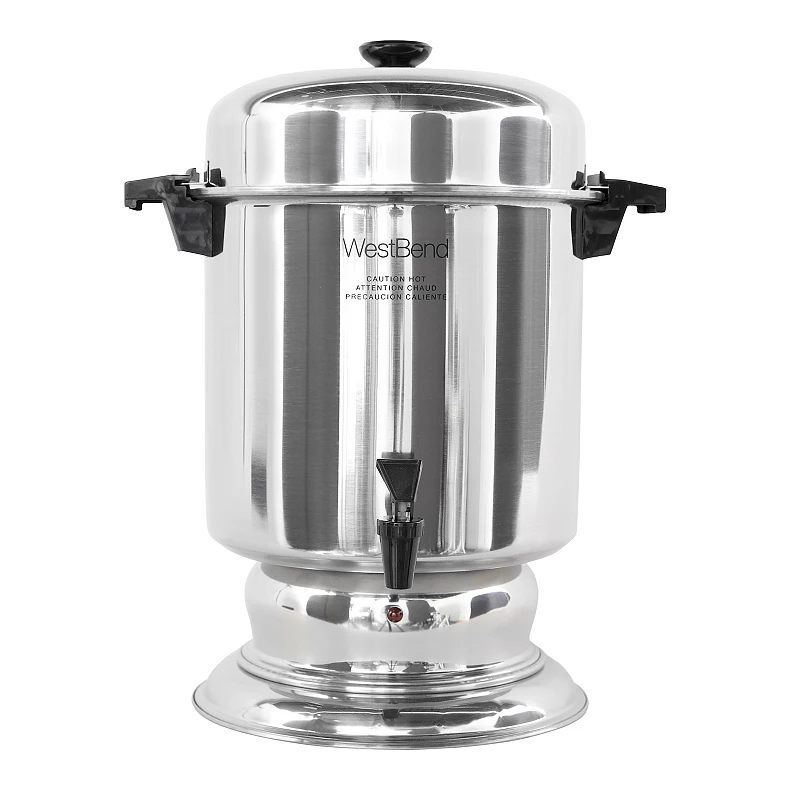 West Bend 55-Cup Stainless Steel Commercial Coffee Urn