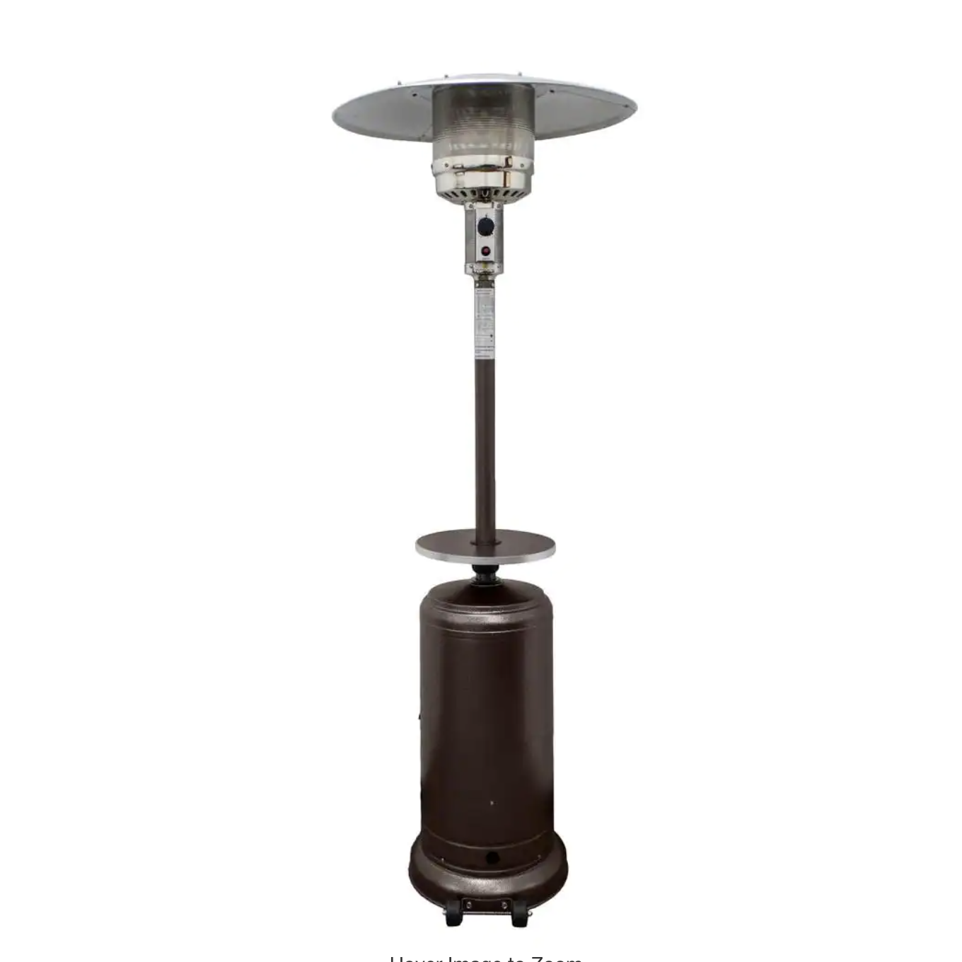 AZ Patio Heaters 48.000 BTU Hammered Bronze Propane Patio Heater