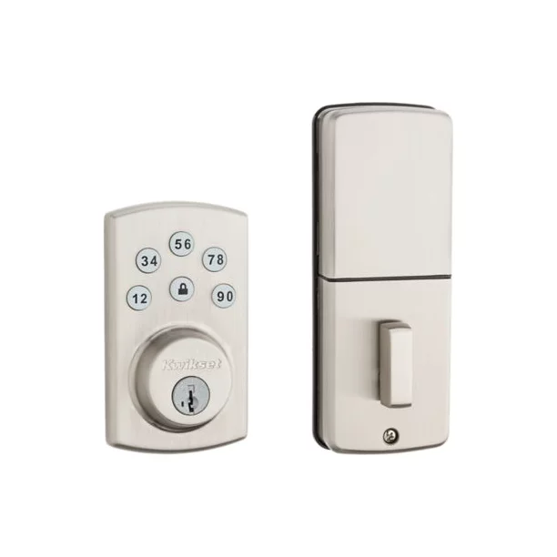 Kwikset 907 Powerbolt2 Electronic Deadbolt in Satin Nickel