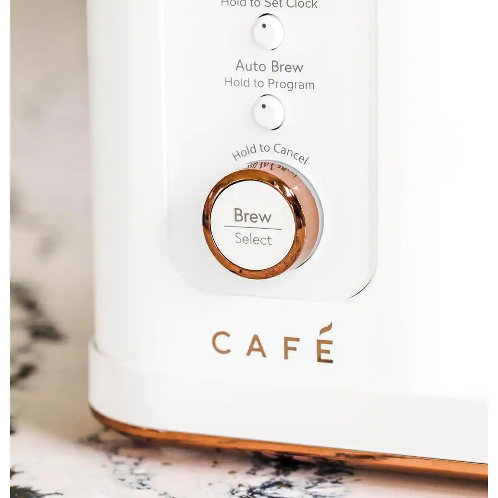 Cafe? 10 Cup Matte White Specialty Drip Coffee Maker With Insulated Thermal Carafe. And Wifi Connected