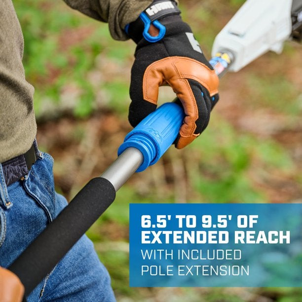 Hart 20-Volt Cordless 8-Inch Pole Saw Kit. 2.0 Ah Lithium Ion Battery