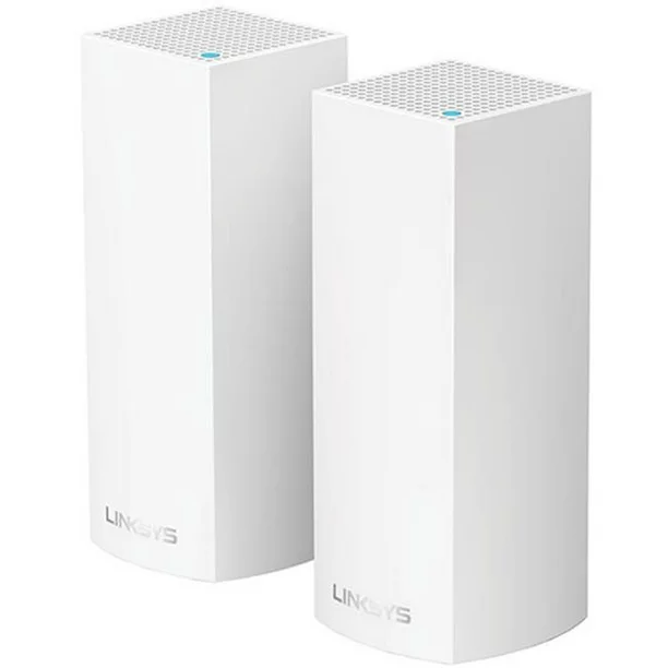 Linksys WHW0302 Velop Wireless AC-2200 Tri-Band Whole Home Mesh Wi-Fi System. White 2 Pack