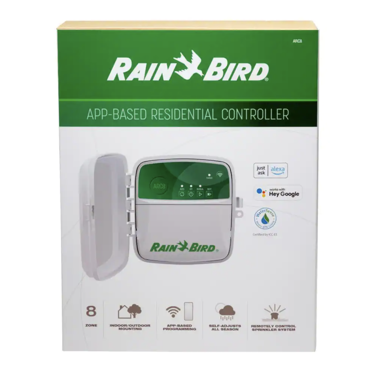 Rain Bird ARC8 8-Zone App Based Residential Irrigation Controller