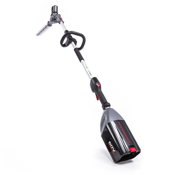 Powerworks 20-Inch 60V Pole Hedge Trimmer. Battery Not Included 2300413
