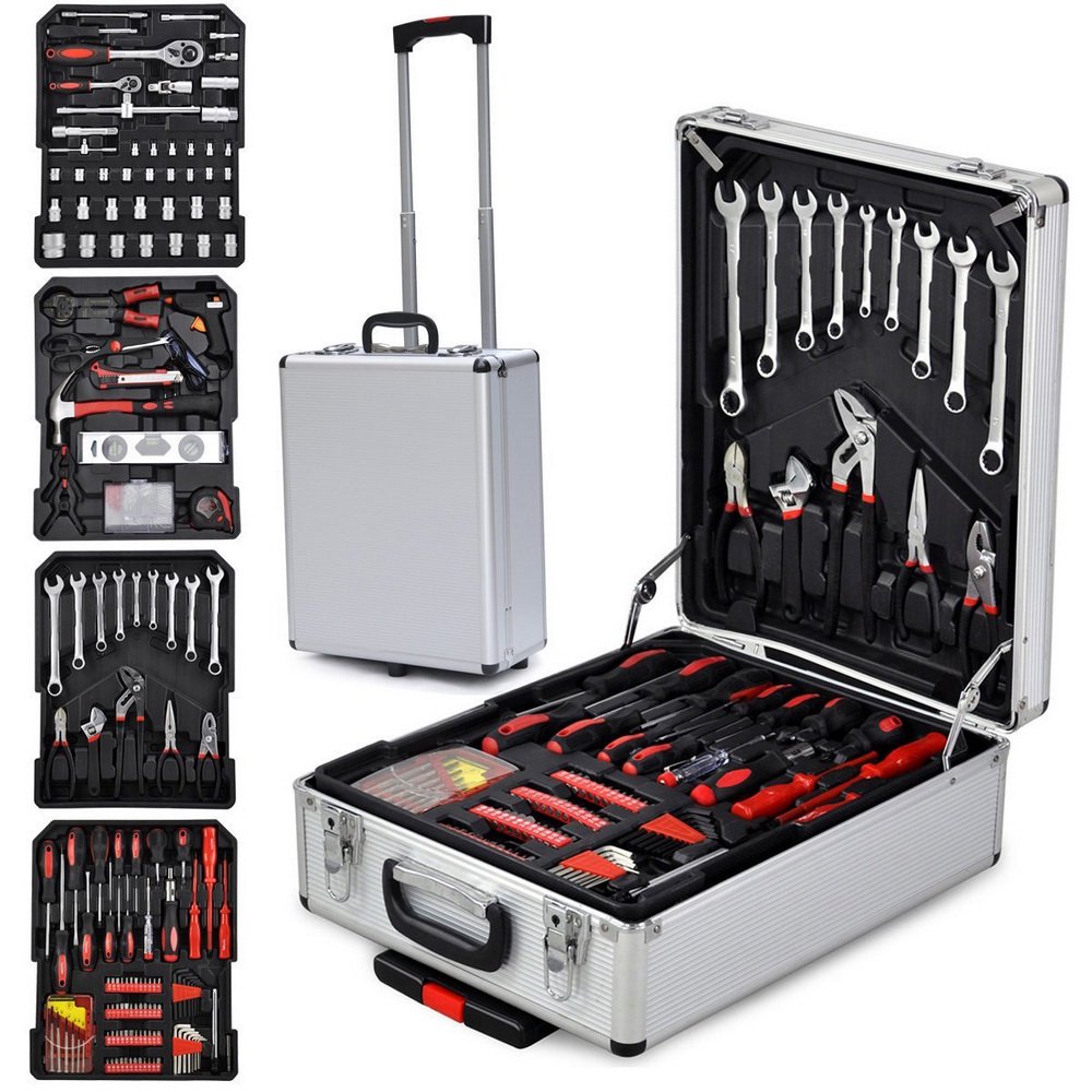 Ubesgoo 799 pcs Hand Tool Set Mechanics Kit. Includes Screwdrivers. Toolbox