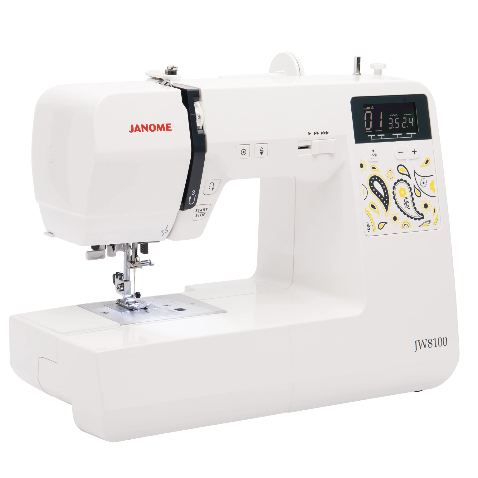 Janome JW8100 100-Stitch Sewing Machine with Bonus Accessories