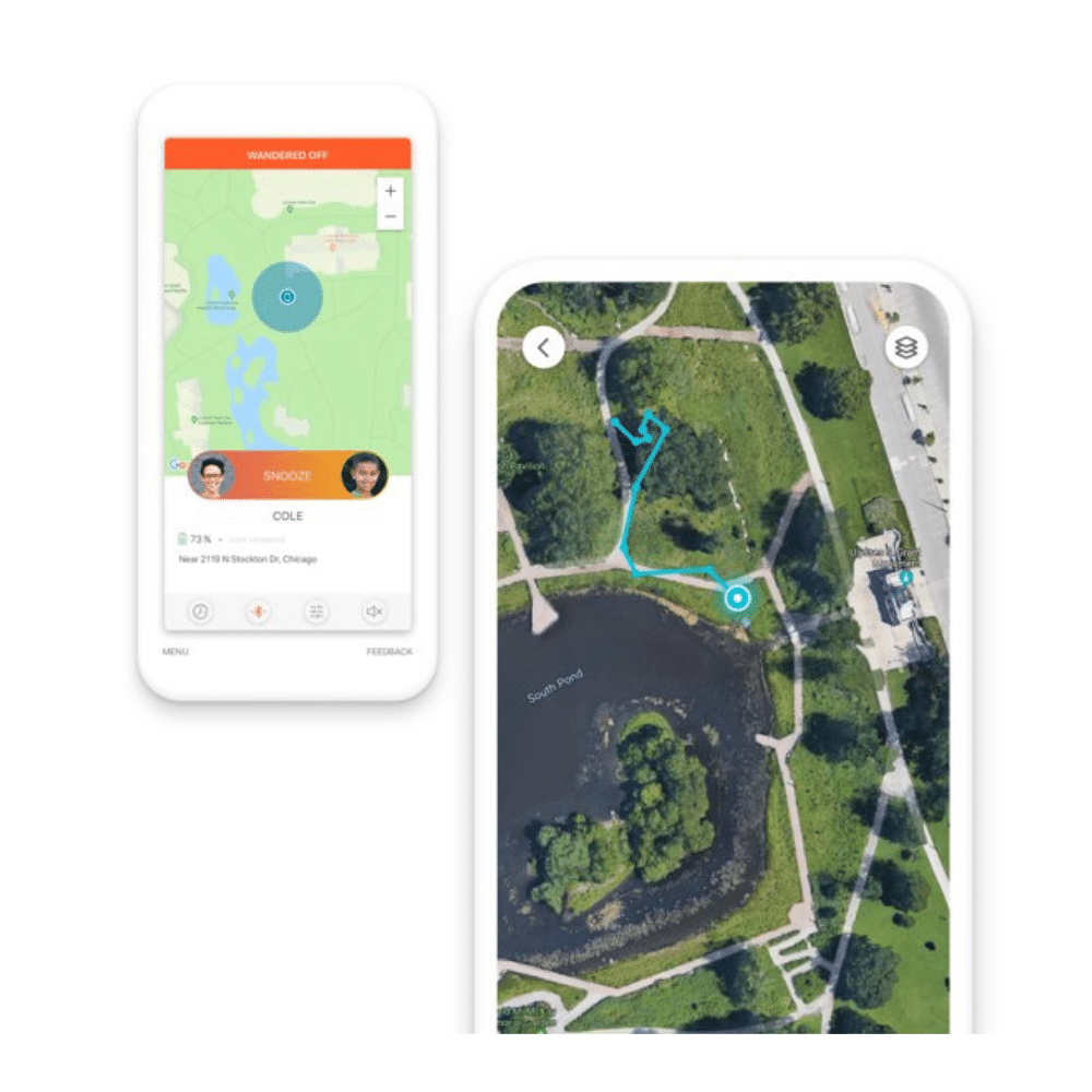 Jiobit Smallest Real-Time GPS Tracker for Kids. Seniors and Adult Personal Safety. Cellular. Bluetooth. WiFi