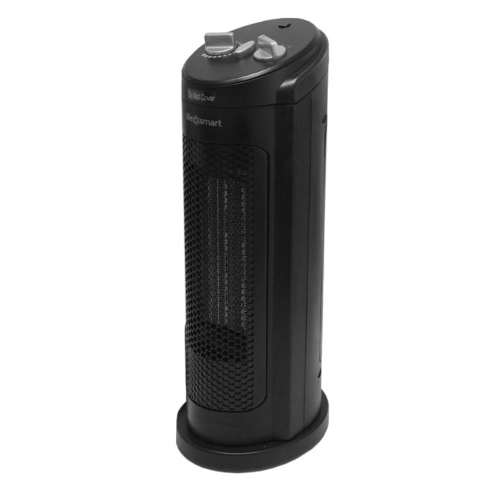 LifeSmart 1500W 16 Inch Tower PTC Heater With Oscillation. 2 Heating Modes. HT1041