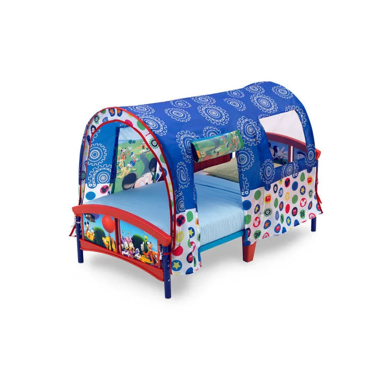 Delta Children Disney Mickey Mouse Plastic Toddler Canopy Bed. Blue