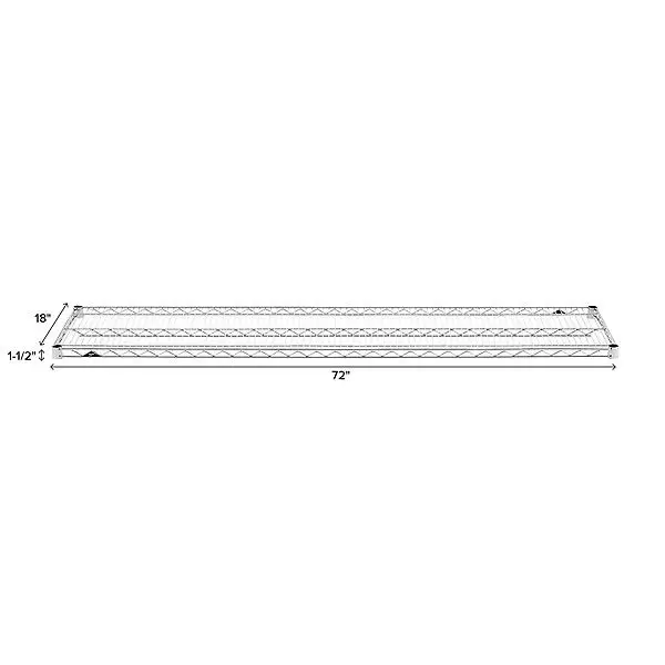 Metro Commercial 18″ X 72″ Chrome Shelf