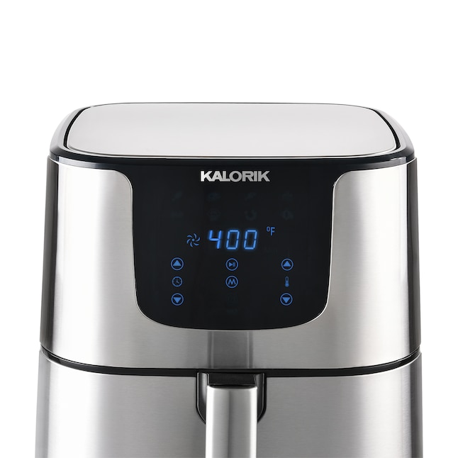 Kalorik 6-Quart Stainless Steel Air Fryer