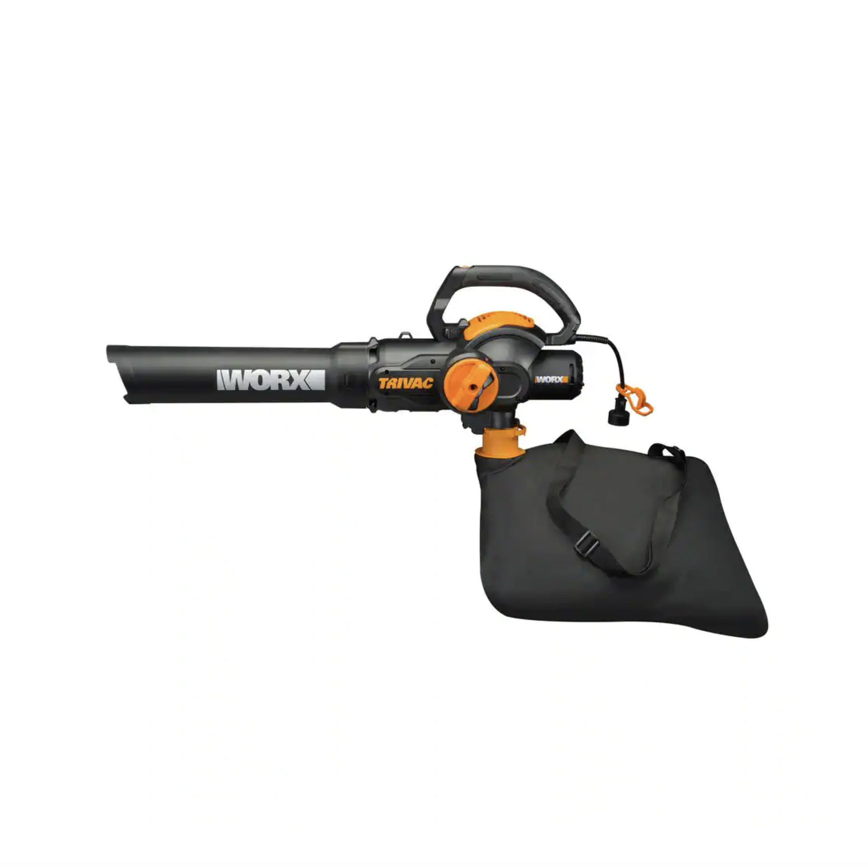Worx 70 MPH 600 CFM 12 Amp Electric Leaf Blower Mulcher And Vacuum