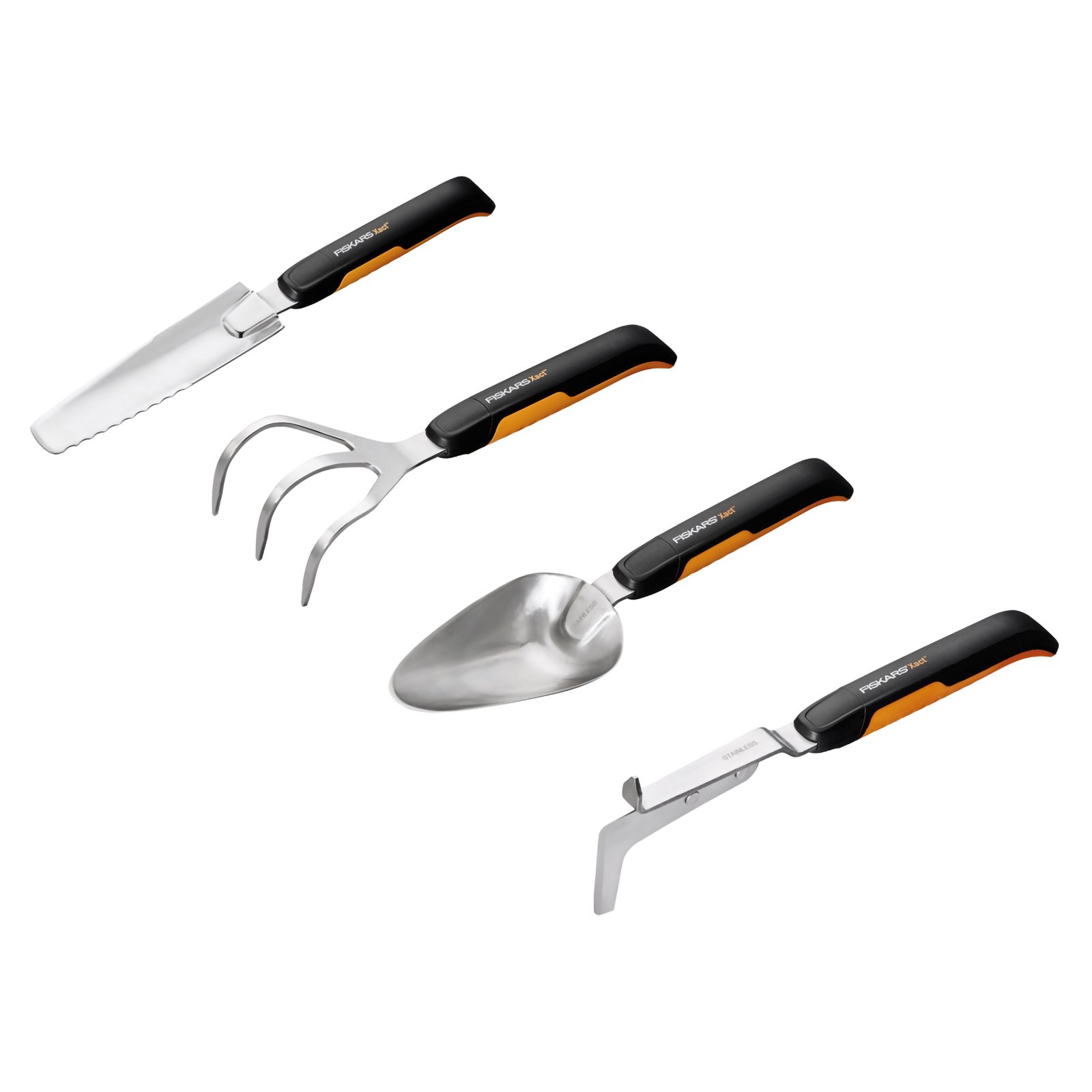 Fiskars Xact 4-Piece Garden Hand Tools Set