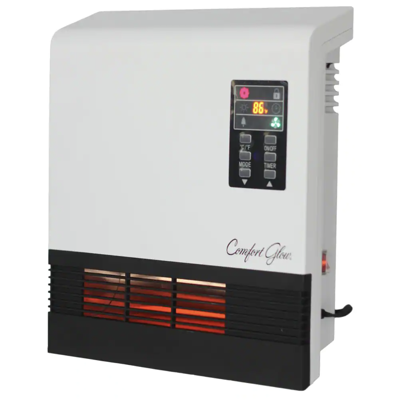 Comfort Glow 1500-Watt Infrared Quartz Wall Mount Electric Space Heater. QWH2100