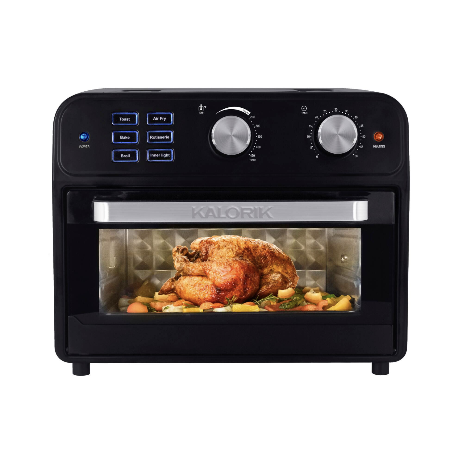 Kalorik 22 Qt. Black Digital Air Fryer Toaster Oven