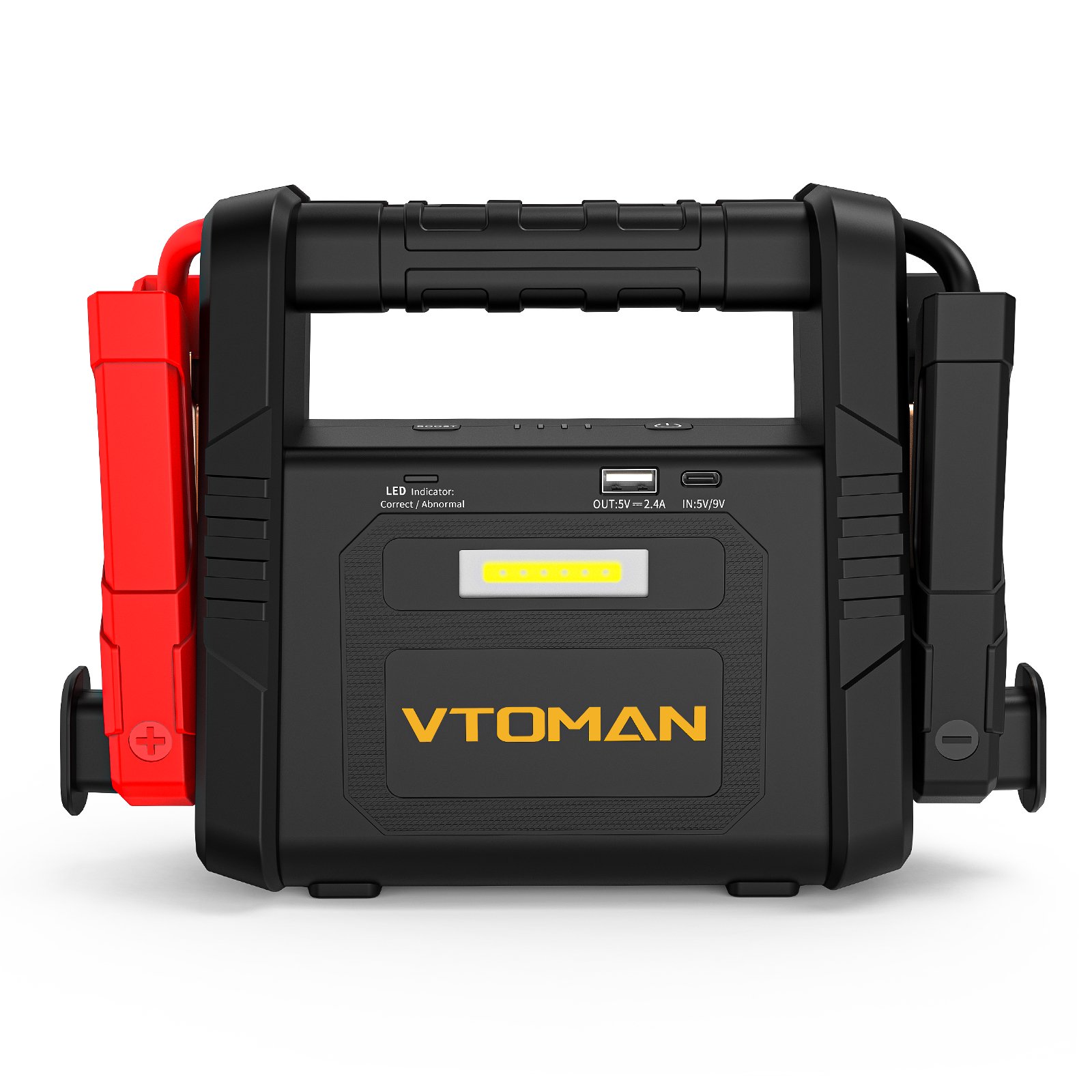 VTOMAN V4000 Car Jump Starter. 4000A Peak 26800mAh Auto Battery Pack Jump Starter Box for 10L Gas and 10L Diesel Engines