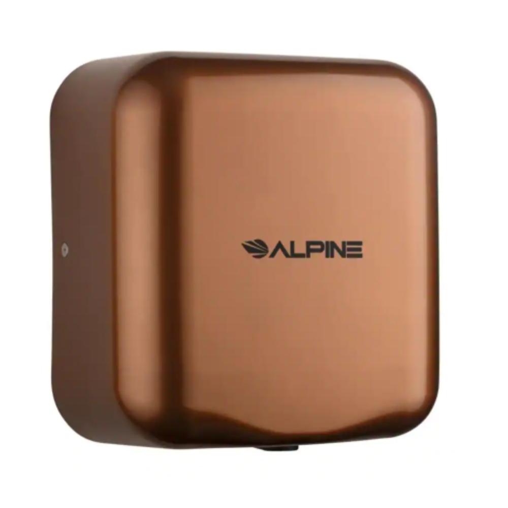 Alpine Industries Hemlock Copper 120-Volt High Speed Dry Commercial Automatic Electric Hand Dryer
