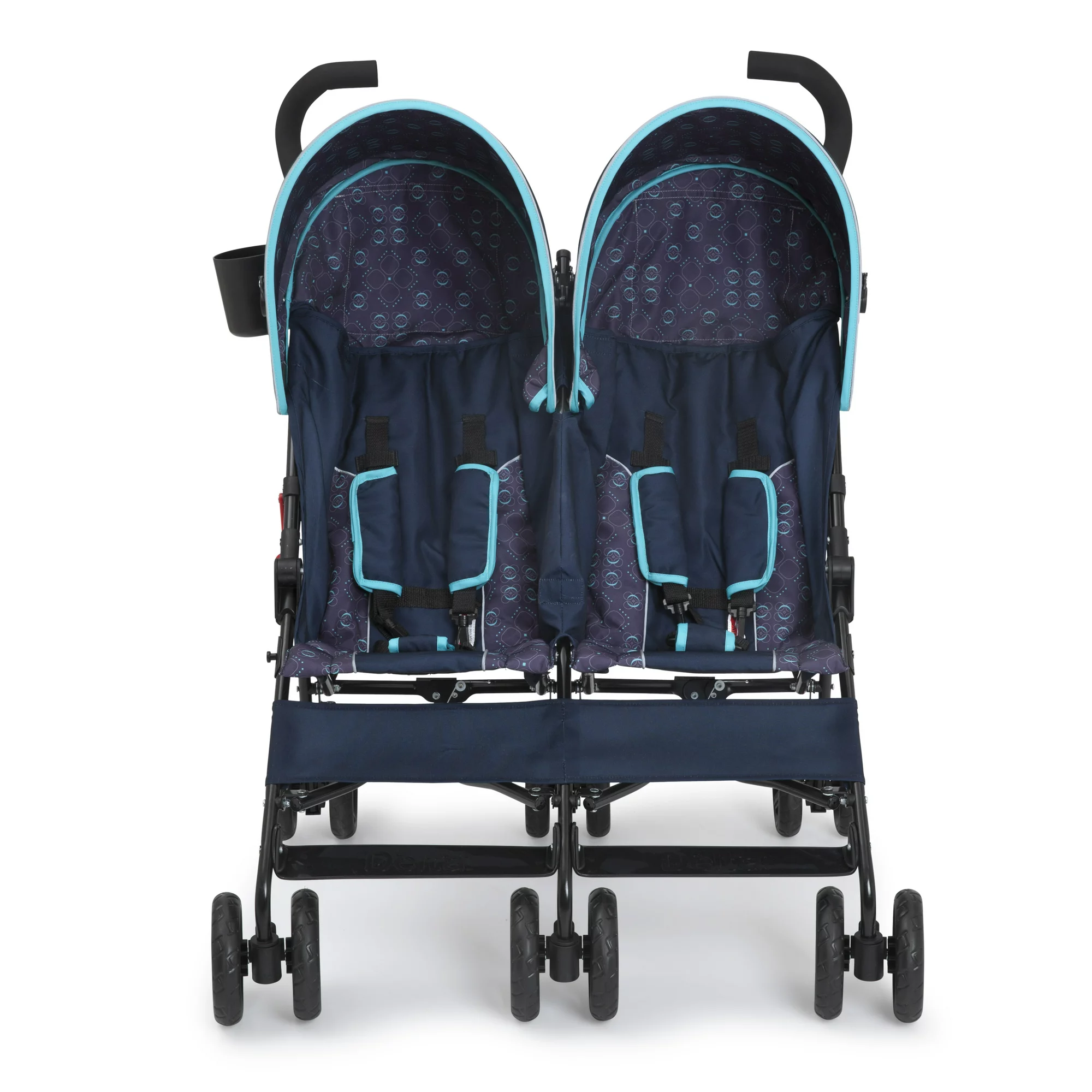 Delta Children LX Side by Side Double Stroller. Night Sky - Blue