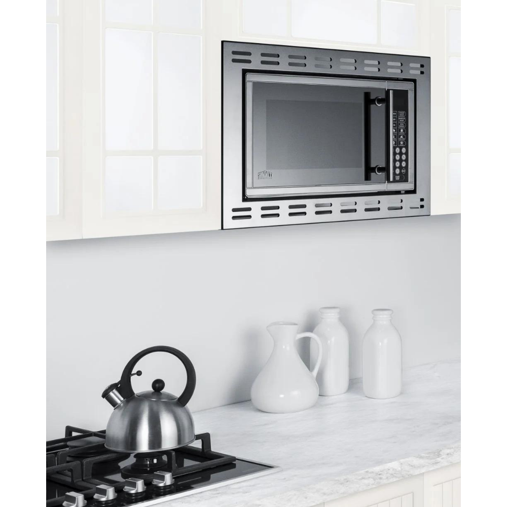 Summit Appliance 23.38” 0.9 Cubic Feet cu. ft. Built-In Microwave . OTR24
