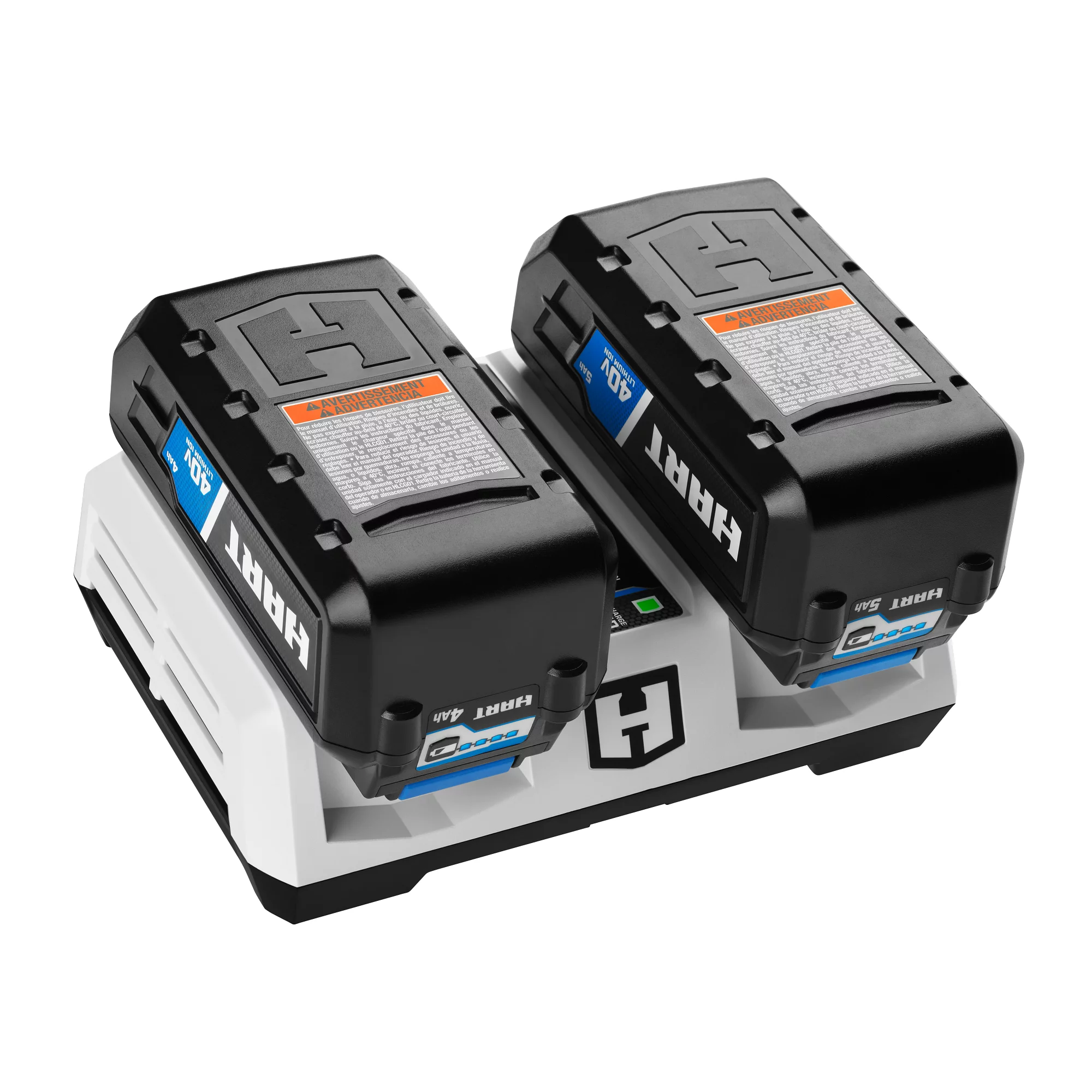 Hart 40-Volt Dual Port Fast Charger for HART 40V Batteries