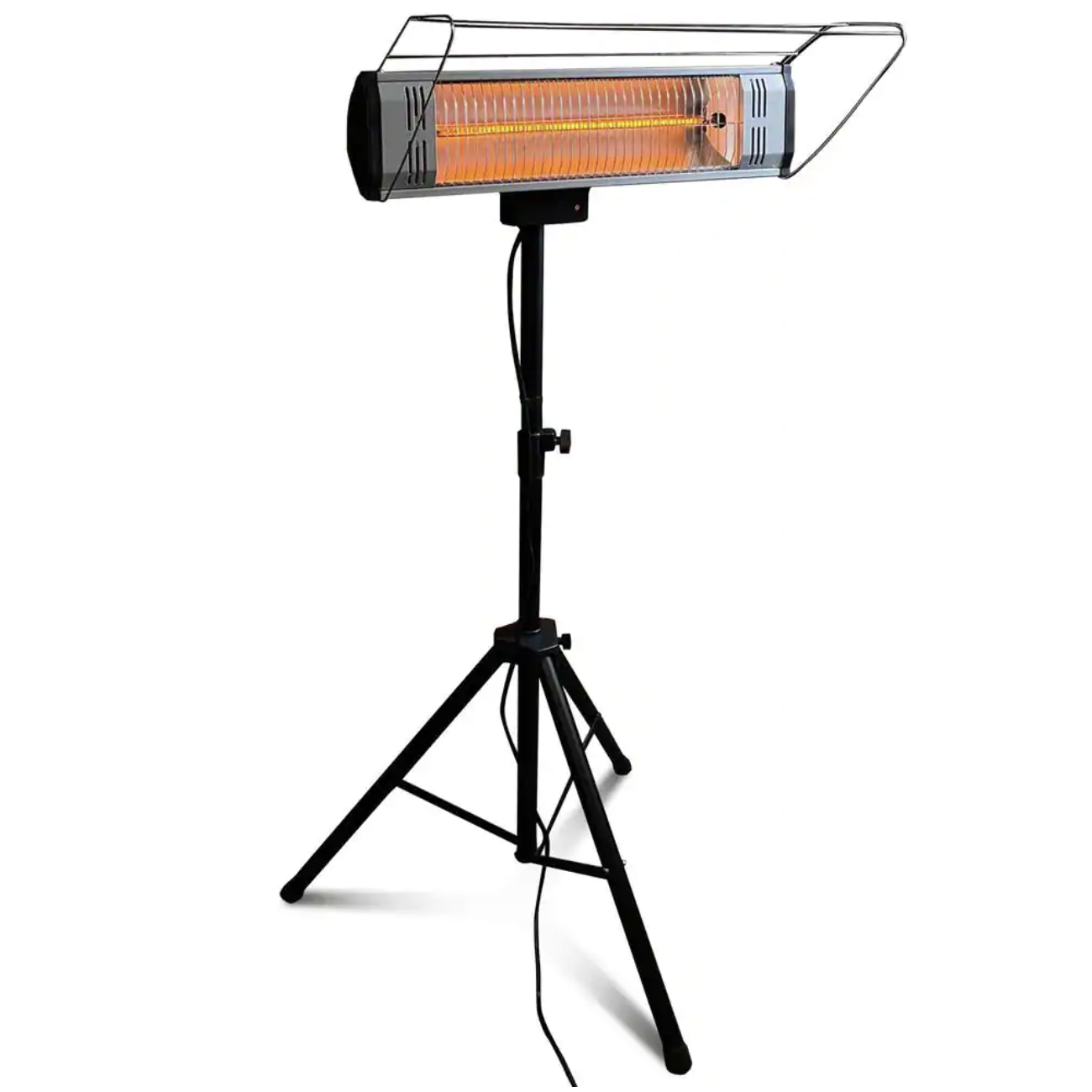 Heat Storm Tradesman 1.500-Watt Electric Outdoor Infrared Quartz Portable Space Heater with Tripod. Wall/Ceiling Mount and Remote