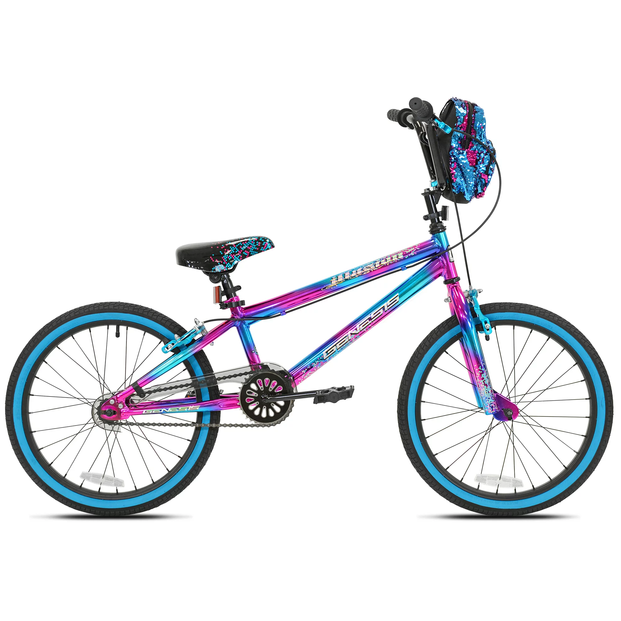 Genesis 20-In Illusion Girls Bike. Blue/Purple