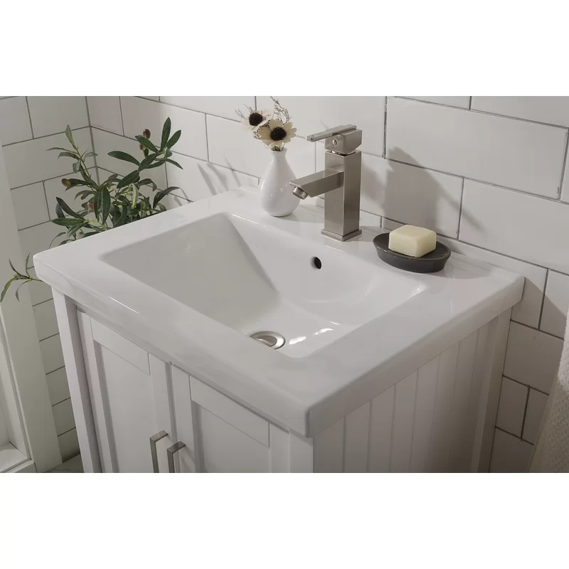 Highland Dunes Groth 24” Free-standing Single Bathroom Vanity