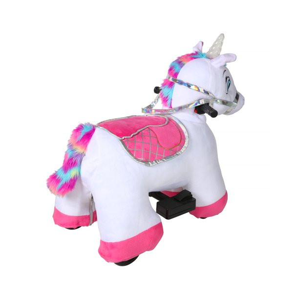 Stable Buddies Willow Unicorn 6V Plush Ride-On