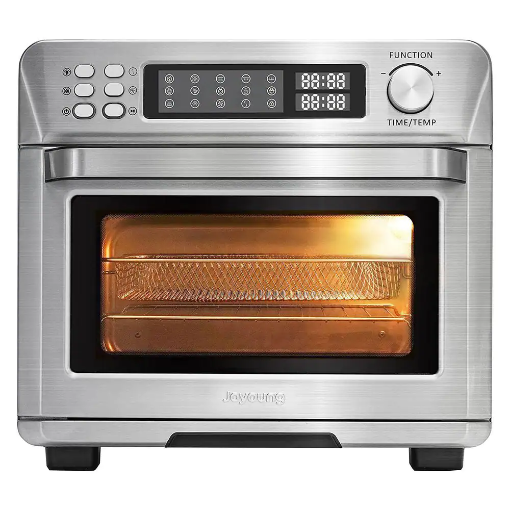 Joyoung 25 qt. Air Fryer Toaster Convection Toaster Oven With 14 Presets. Stainless Steel