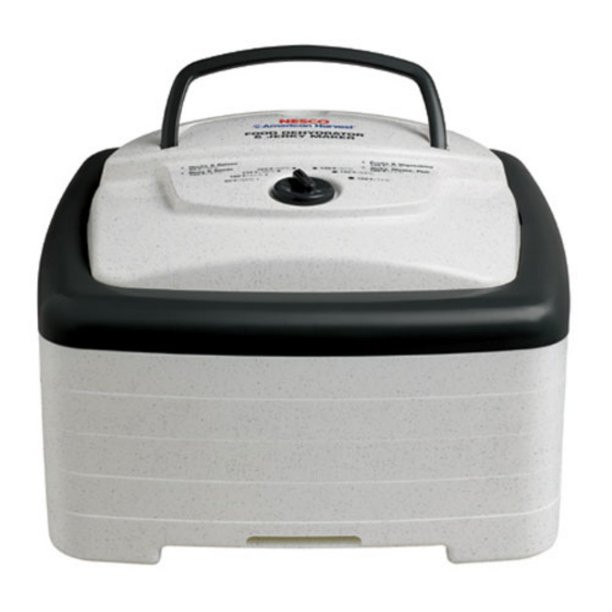 Nesco Food Dehydrator 700 Watts. Square. 4 Trays. Square Shaped (FD-80)
