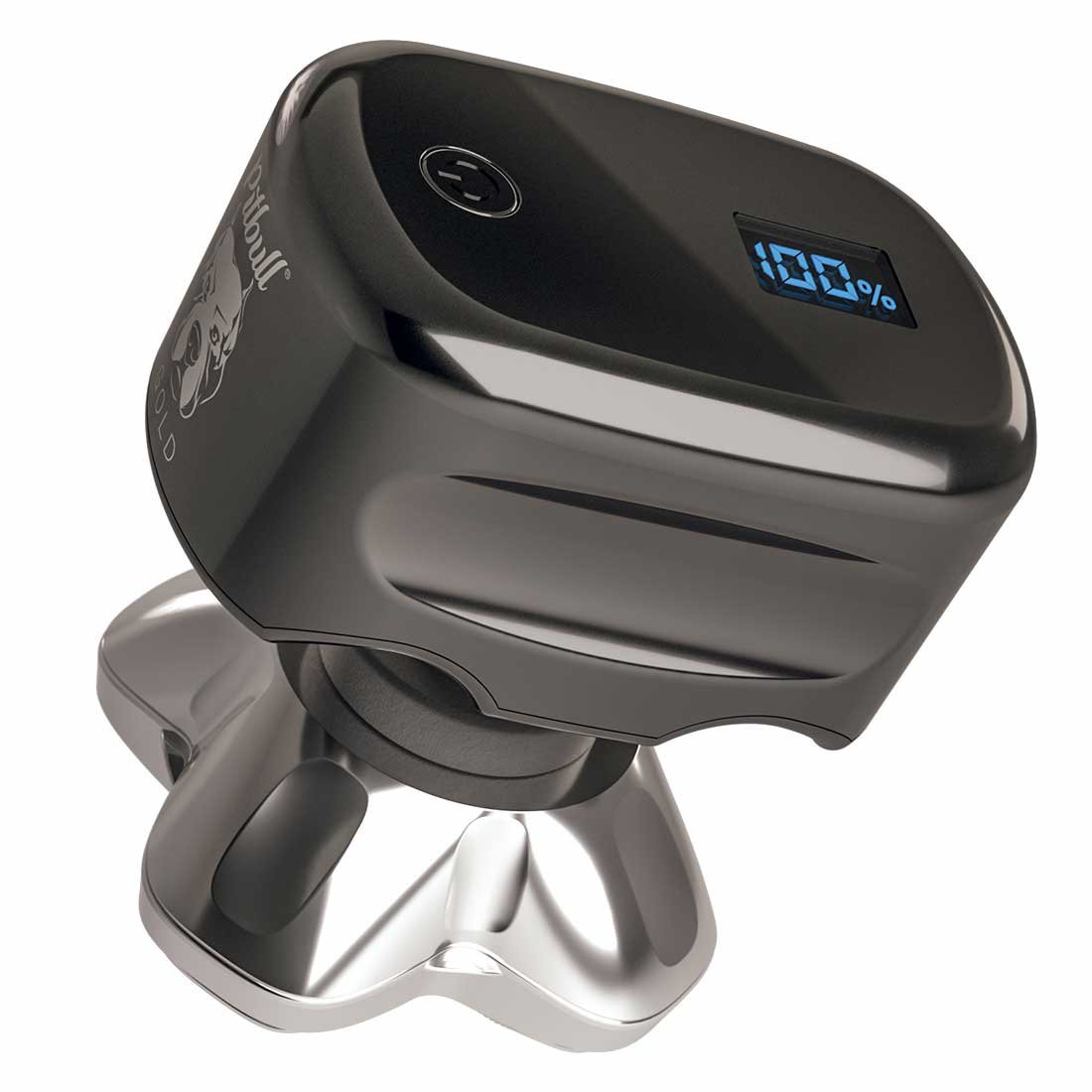 Skull Shaver Pitbull Gold PRO Electric Razor. Wet/Dry 4 Head 4D Cordless USB Rechargeable Rotary Shaver