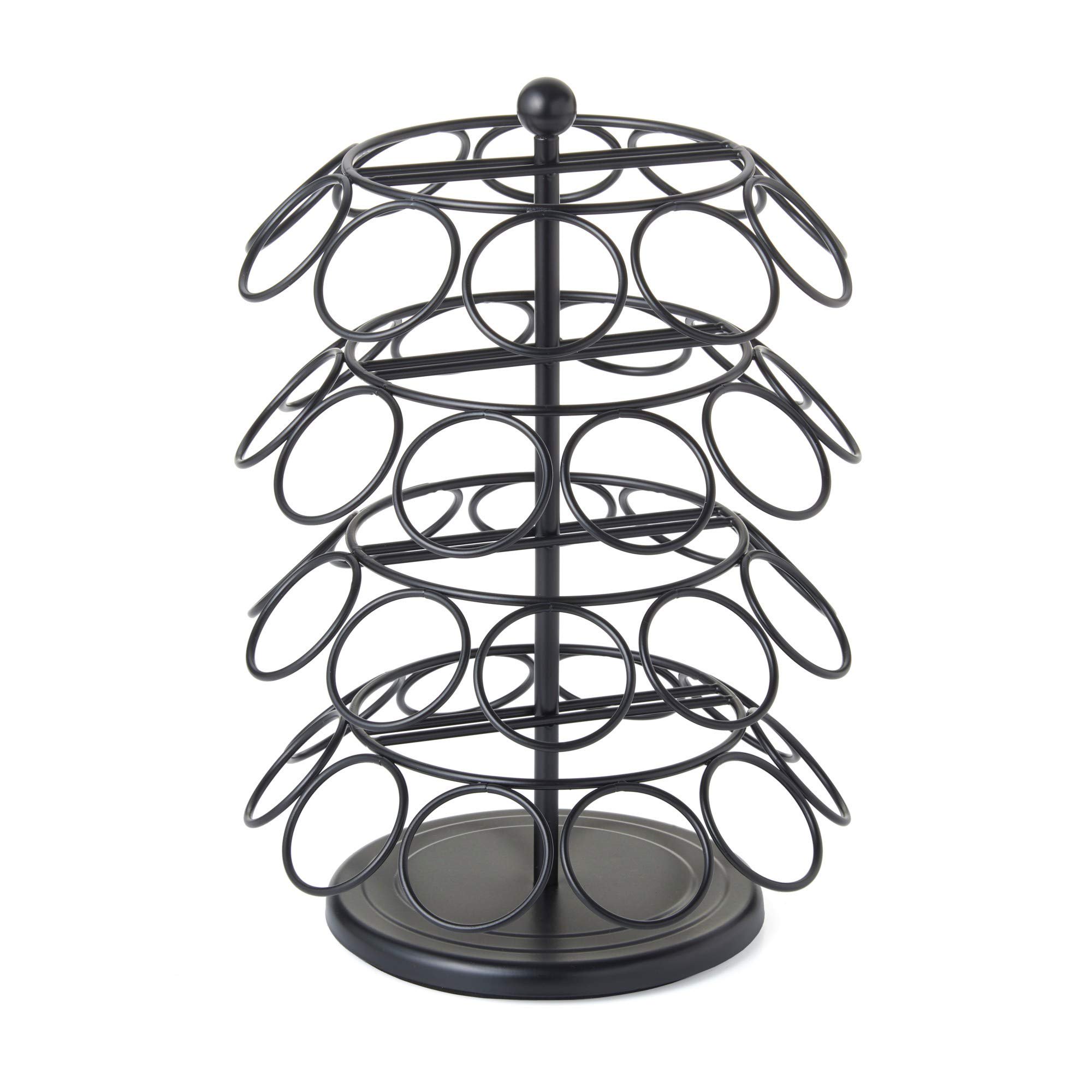 Nifty Solutions Coffee Pod Carousel Compatible with K-Cups. 40 Pod Capacity. Black