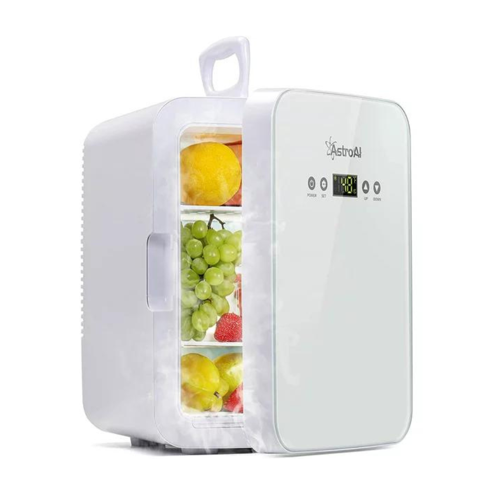AstroAI Mini Fridge. 10L/15 Can Digital Display For Skincare. Cosmetics. Foods. Medications
