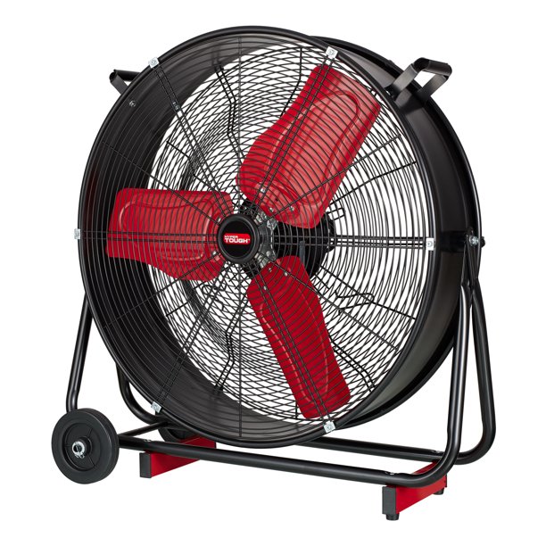 Hyper Tough High Velocity Tilted Drum Fan. 24-Inches
