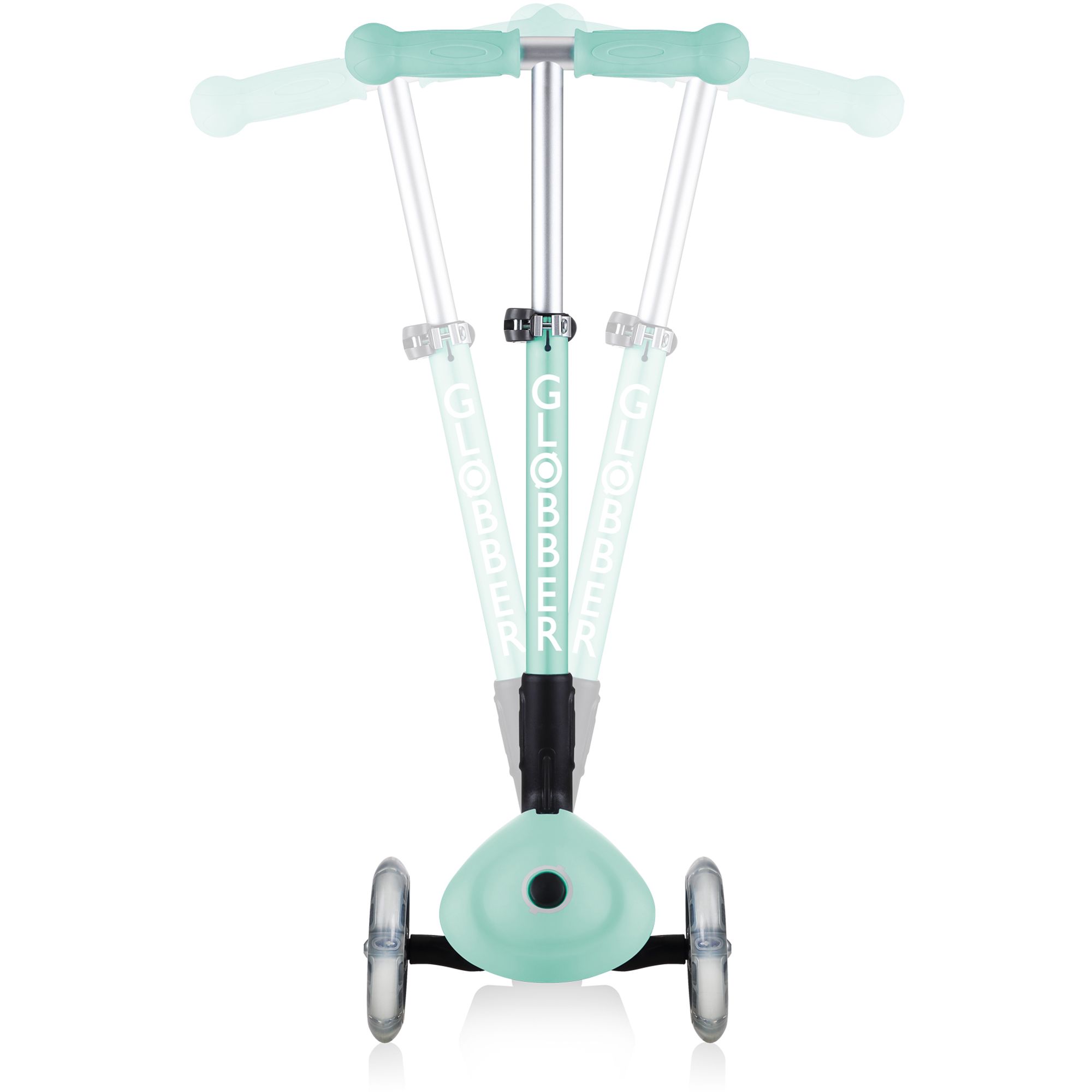 Globber Junior Series 3-Wheel Foldable Scooter. Mint