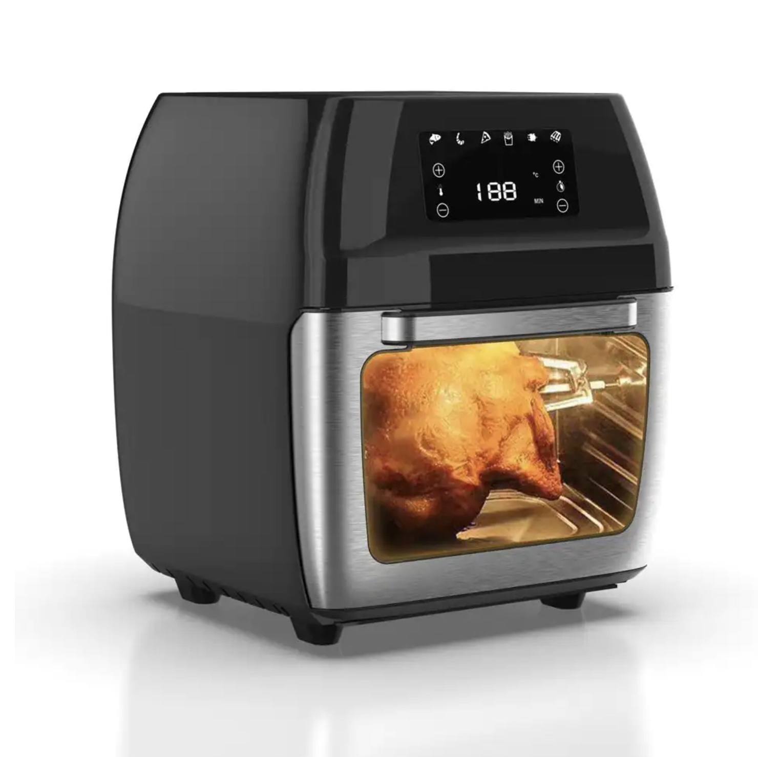 Drinkpod Chefpod Pro 13 qt. Stainless Steel Air Fryer Oven Digital Touchscreen with 18-Accessories