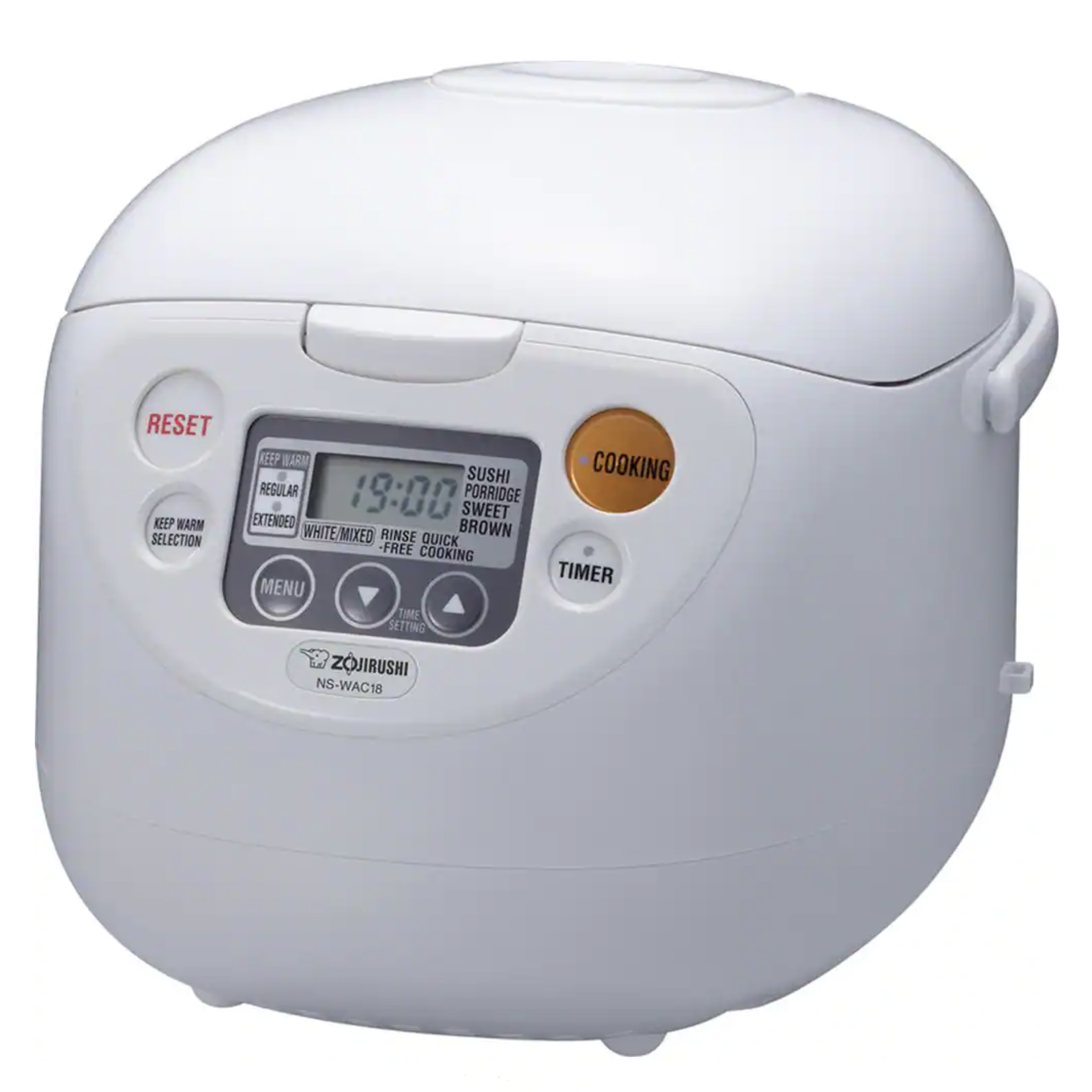 Zojirushi Micom 10-Cup Cool White Rice Cooker and Warmer with Built-In Timer