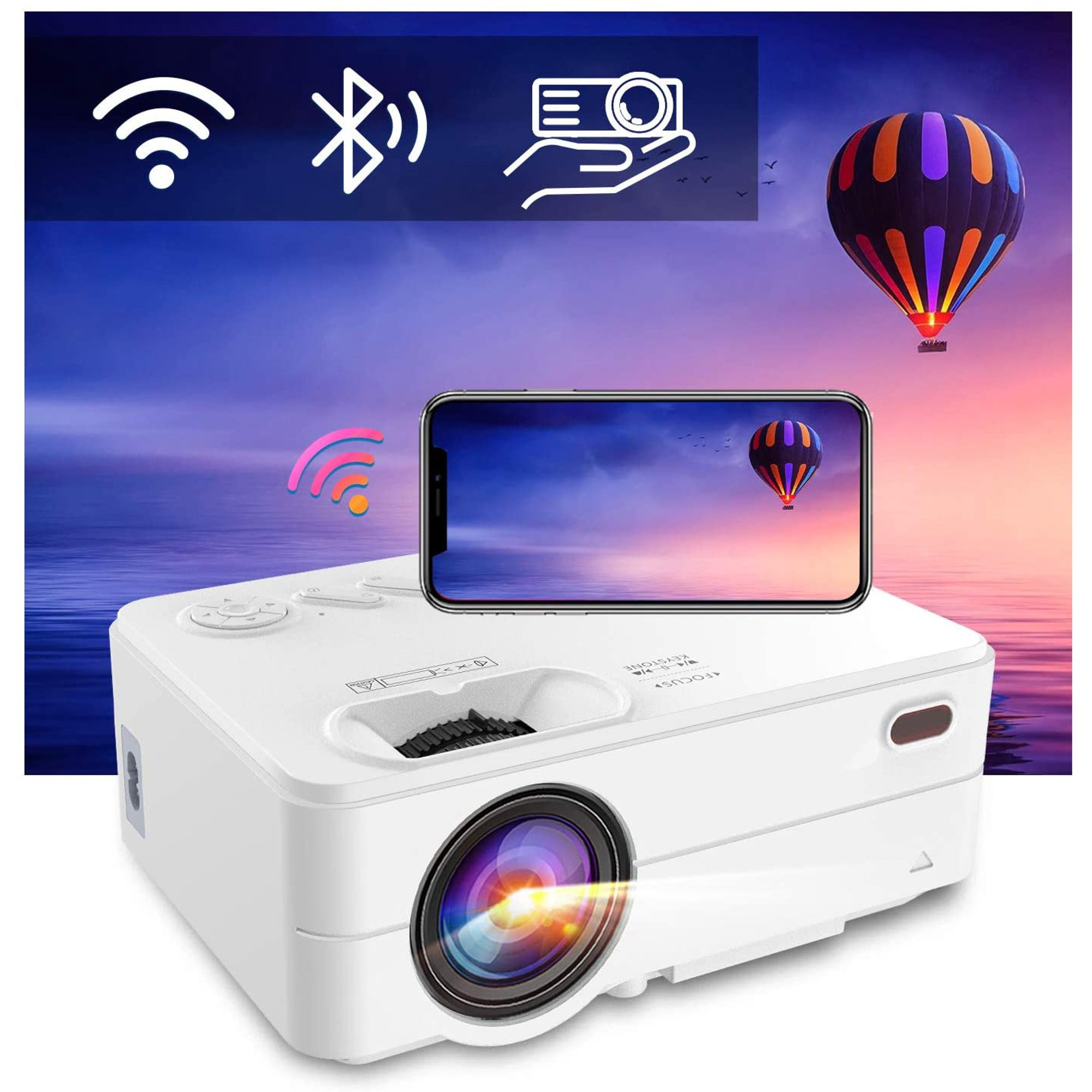 Artlii Enjoy 2 Mini Projector with Wi-Fi and Bluetooth. Full HD 1080P Supported