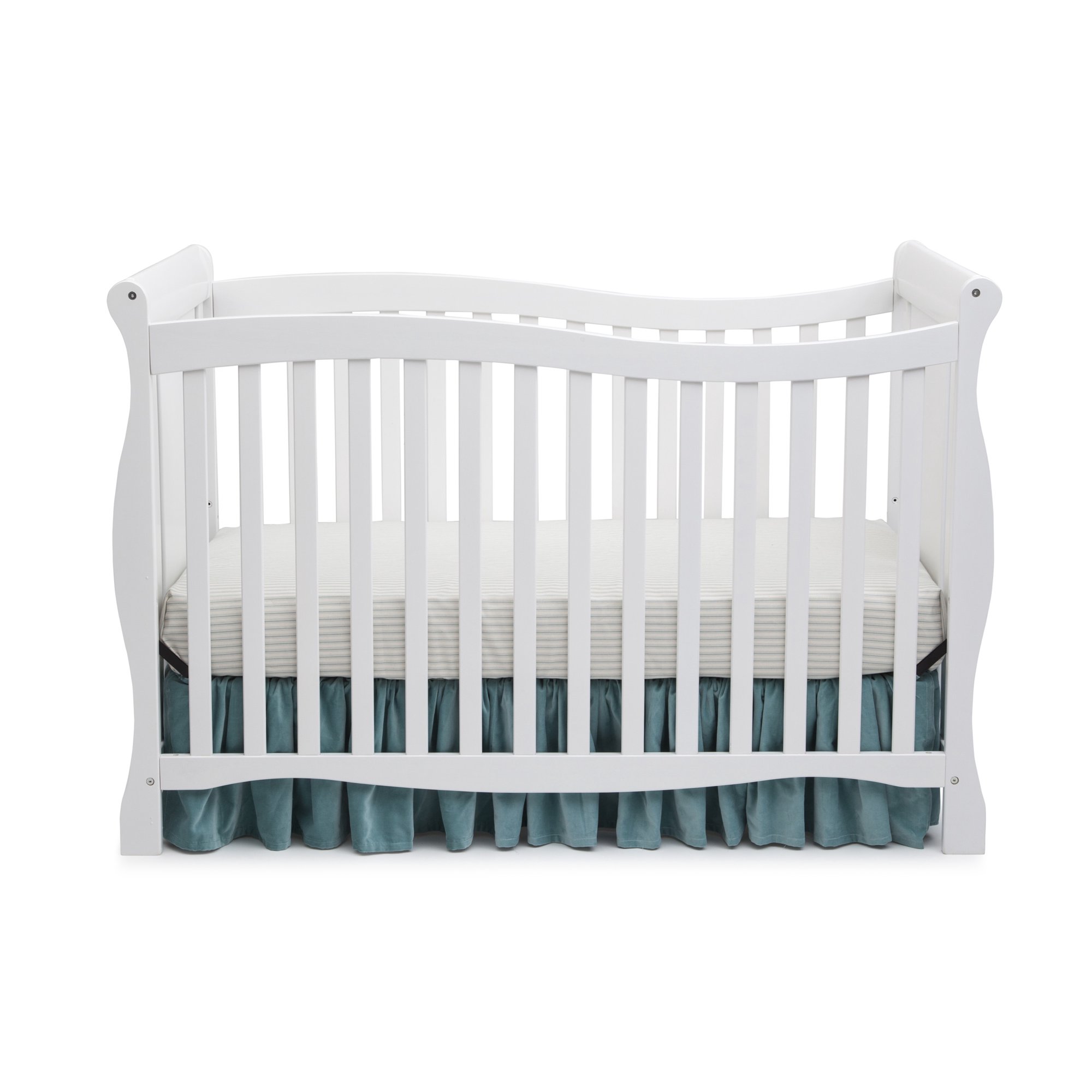 Delta Children Brookside 4-in-1 Convertible Crib. Greenguard Gold Certified. White