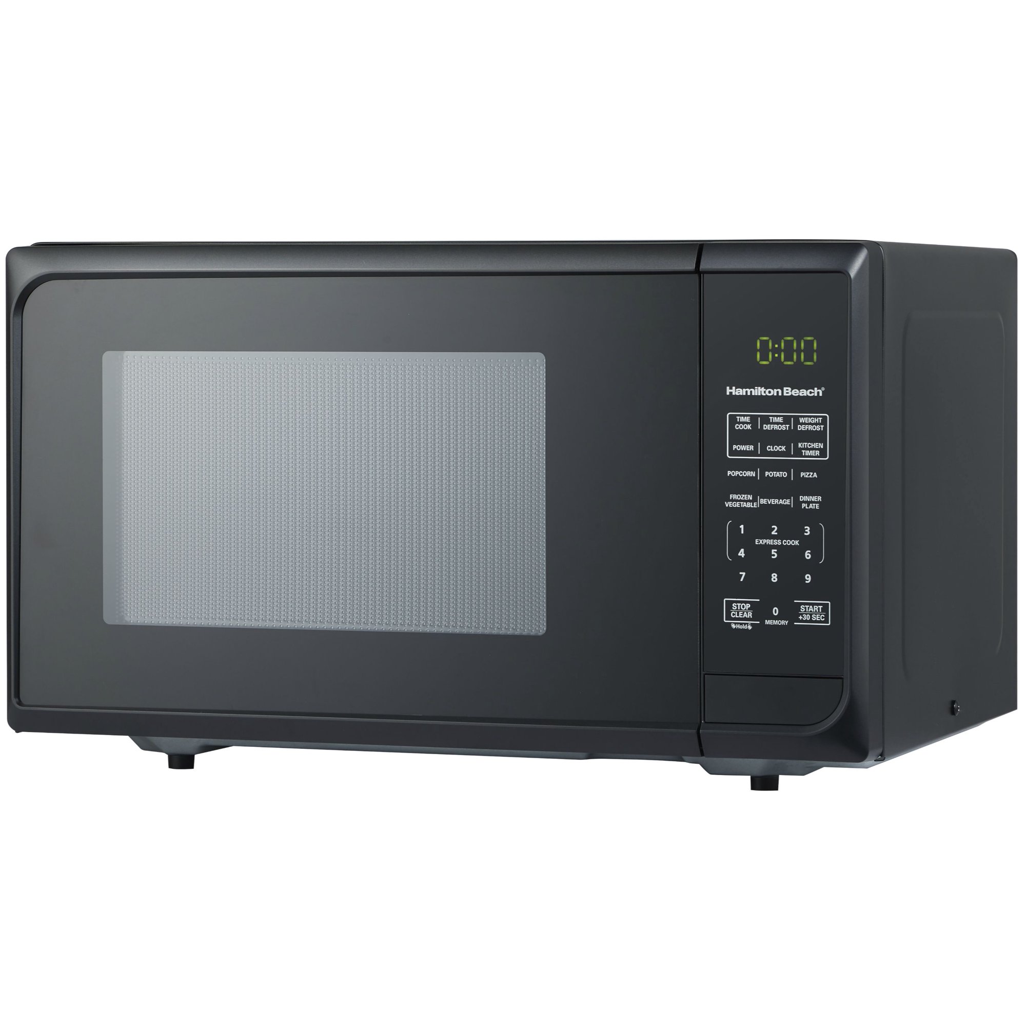 Hamilton Beach 0.9 cu. ft. Matte Black Microwave Oven