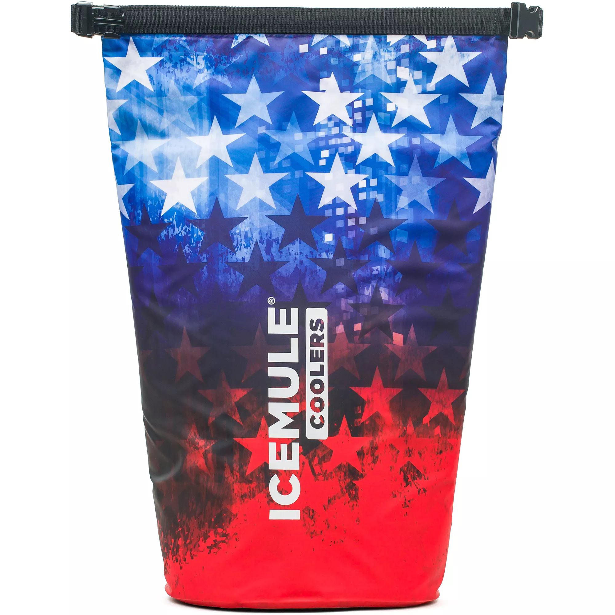 IceMule Classic Medium 15L Cooler. Red/White/Blue