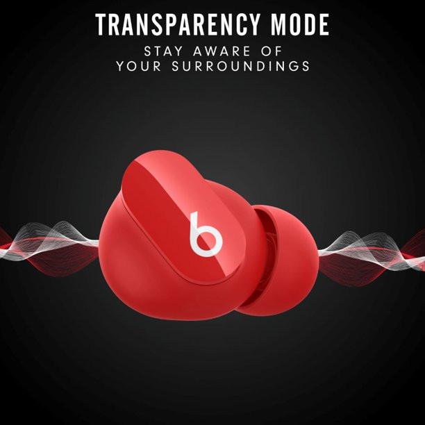 Beats Studio Buds. True Wireless Noise Cancelling Bluetooth Earbuds. Red