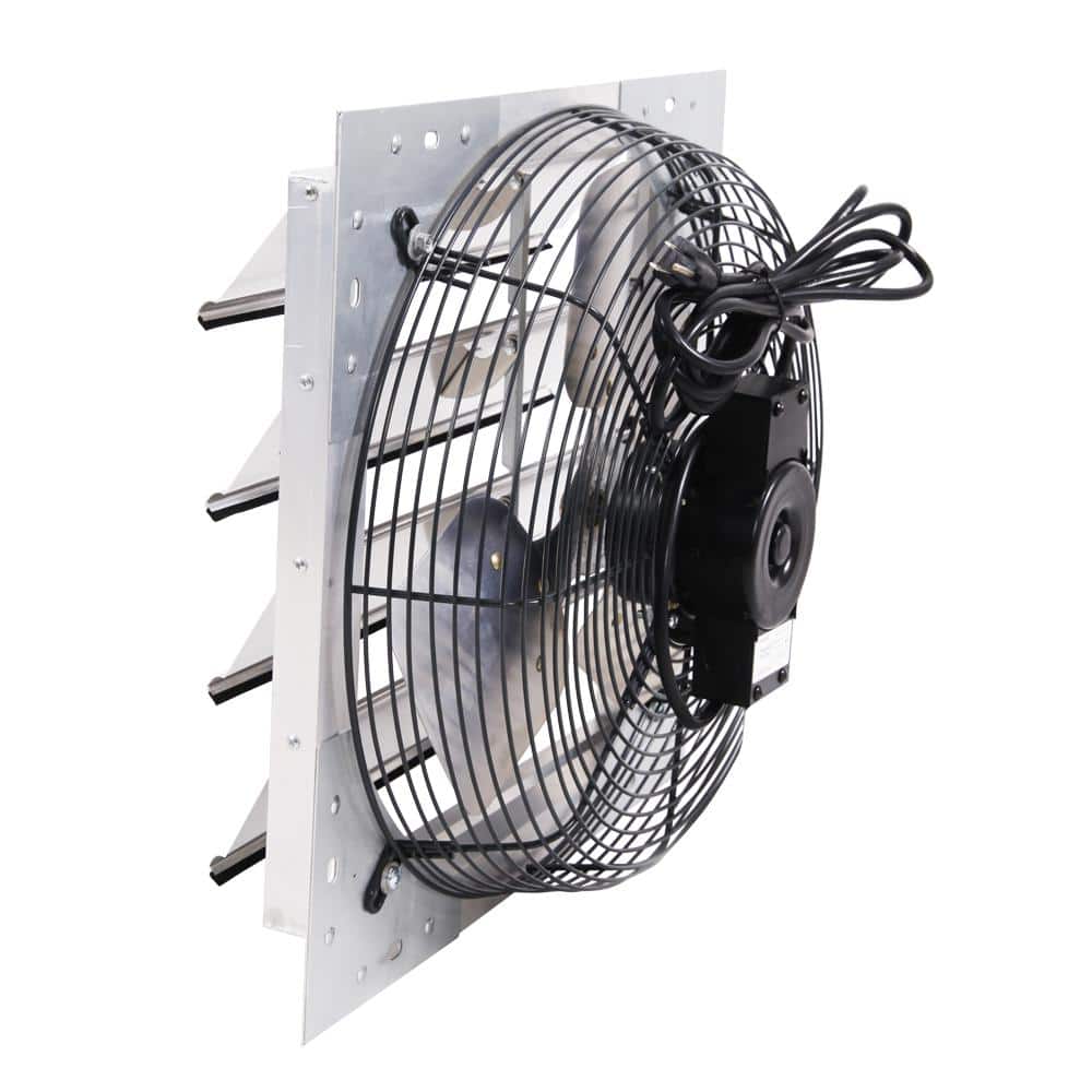 Hessaire 1325 CFM Shutter Exhaust Fan Wall Mounted