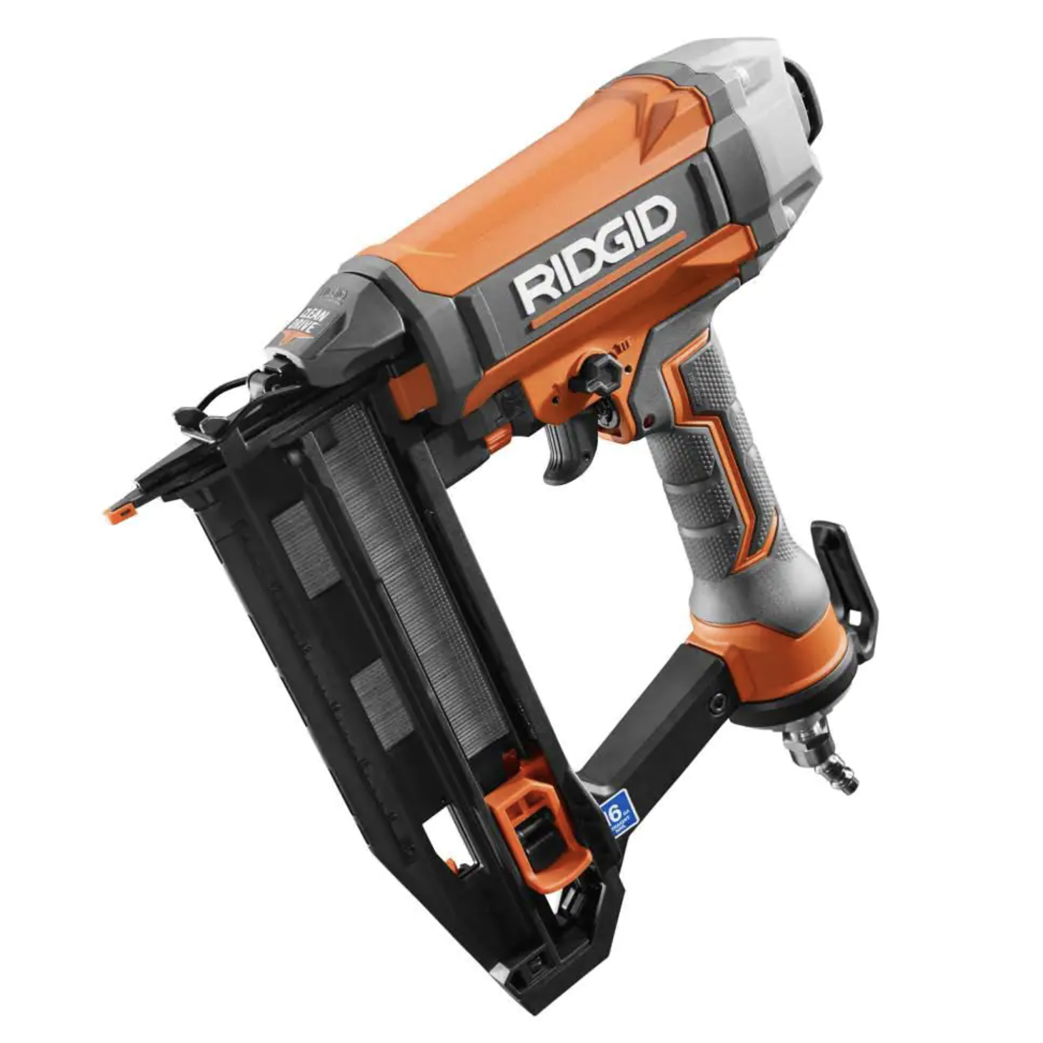Ridgid R250SFF Pneumatic 16-Gauge 2-1/2 in. Straight Finish Nailer with Clean Drive Technology