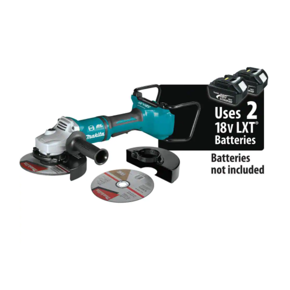 Makita 18V X2 LXT Lithium-Ion 36V Brushless Cordless 7 in. Paddle Switch Cut-Off/Angle Grinder w/ Electric Brake Tool Only